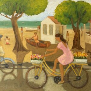 Vendedora de Flores na Ilha